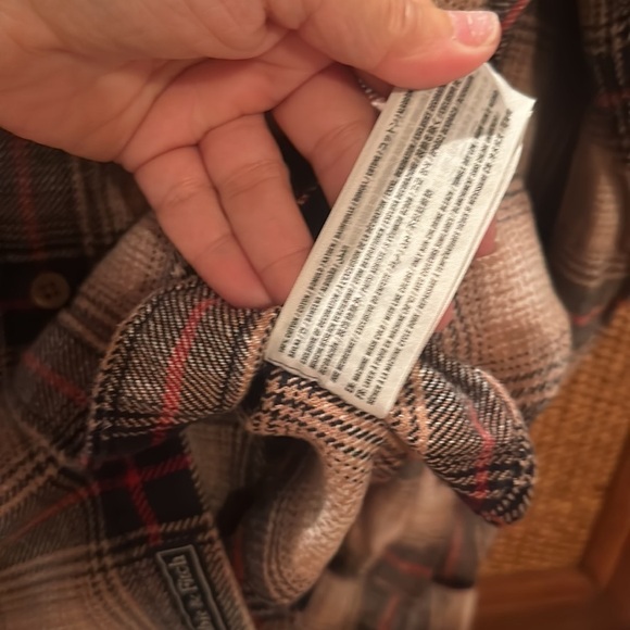 Abercrombie & Fitch Plaid Flannel Shirt Small - Picture 7 of 8